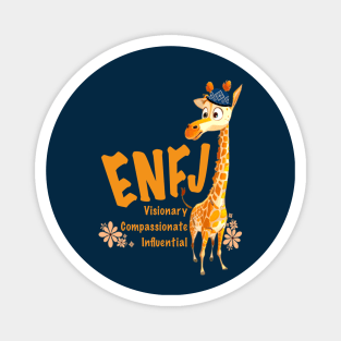 ENFJ Teacher, Giraffe Magnet